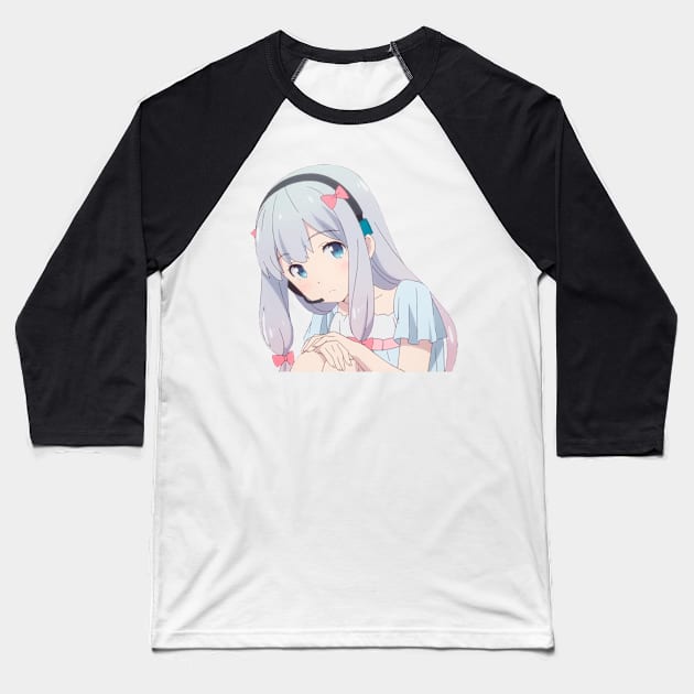 Sagiri Curious Baseball T-Shirt by KokoroPopShop